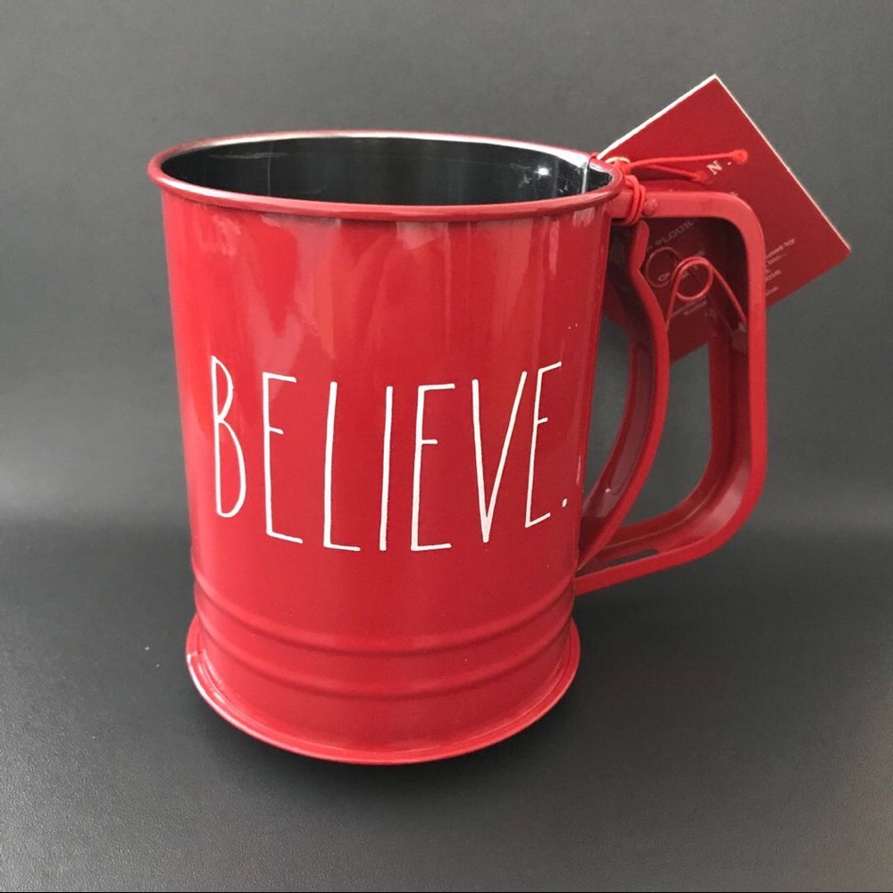 Rae Dunn Believe Flour Sifter